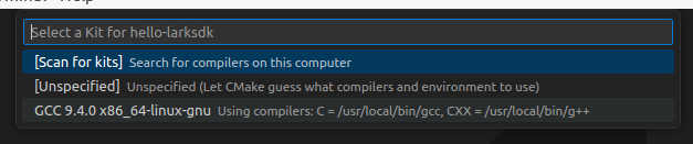 vscode-cmake-select-kit